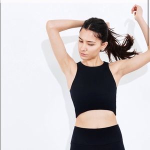 ADAY Don’t Stop Crop Top - mesh perforated